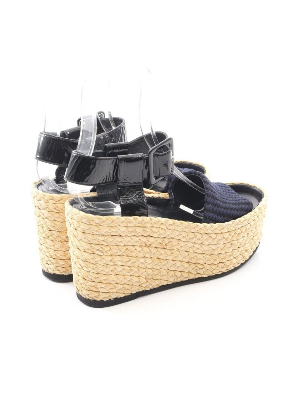 Celine Sandals Leather Black 36 - Picture 2 of 10